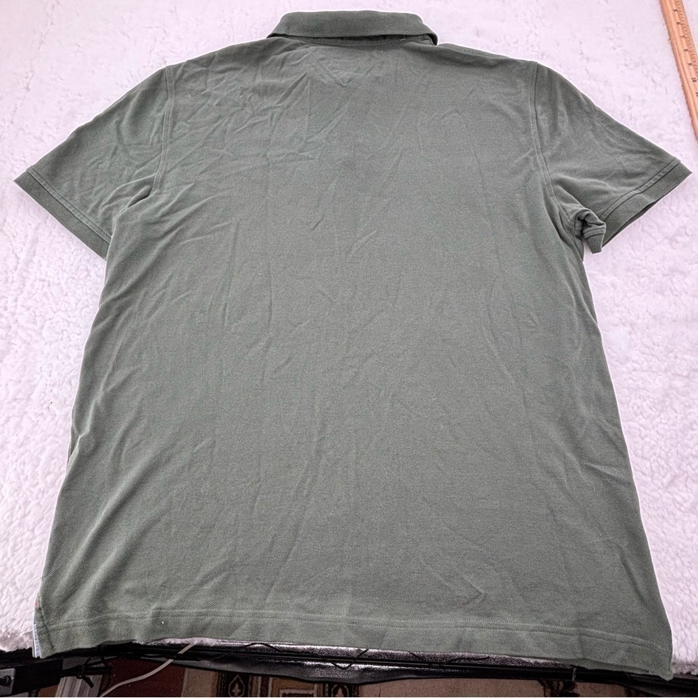 Tommy Hilfiger Men’s Regular Short Sleeves Polo Shirt XL Custom Fit in Olive - Picture 5 of 14